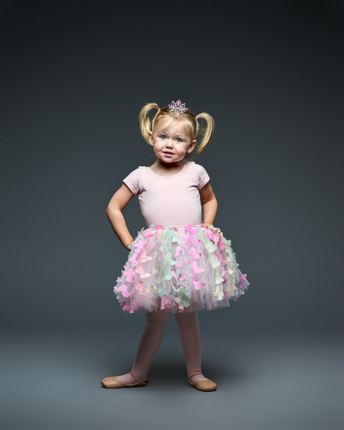 Pink Rainbow Butterfly Children's Tutu