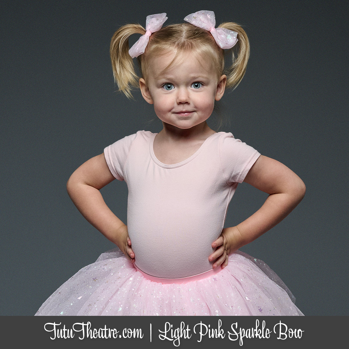 Light Pink Sparkle Bow
