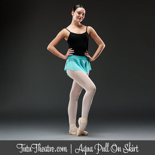 Aqua Pull On Skirt