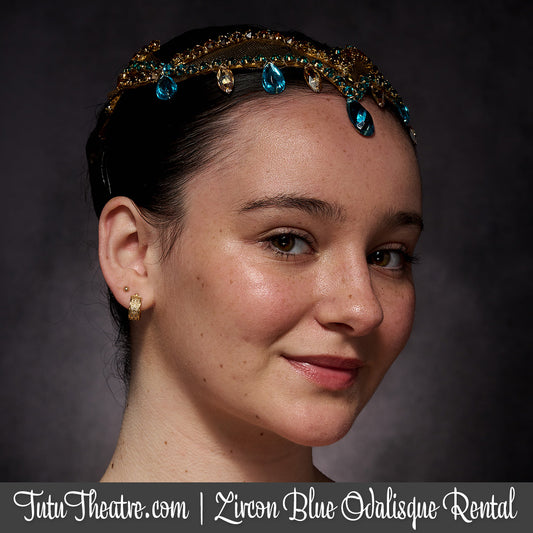 Blue Zircon Odalisque Tiara Rental