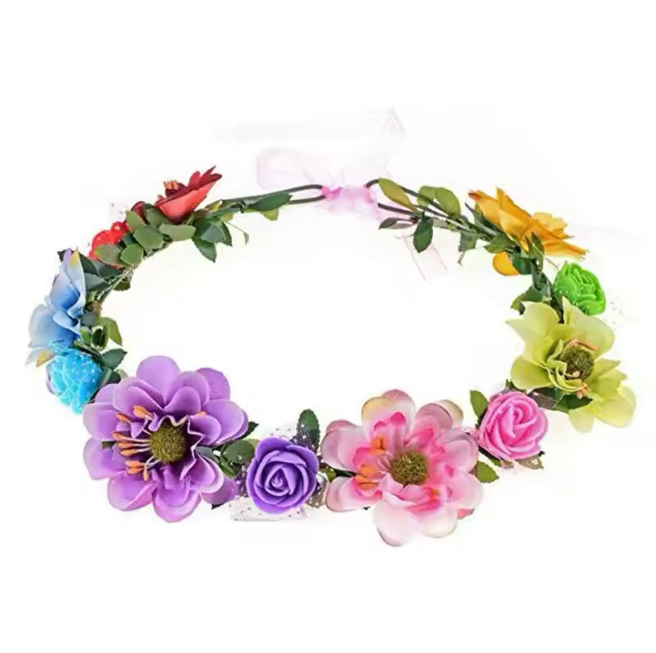 Rainbow Flower Crown