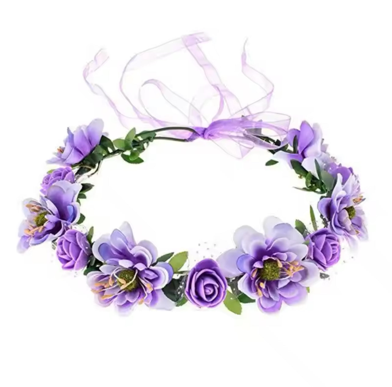 Lilac Flower Crown