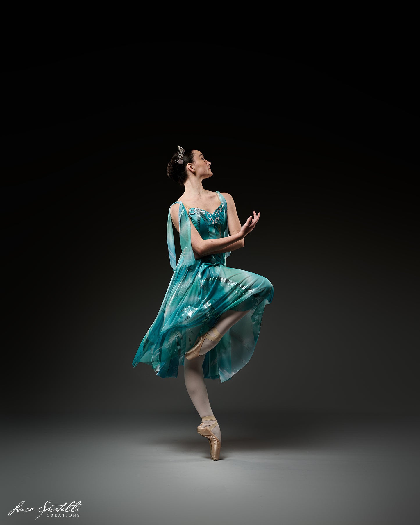 Aqua Contemporary Dress Rental