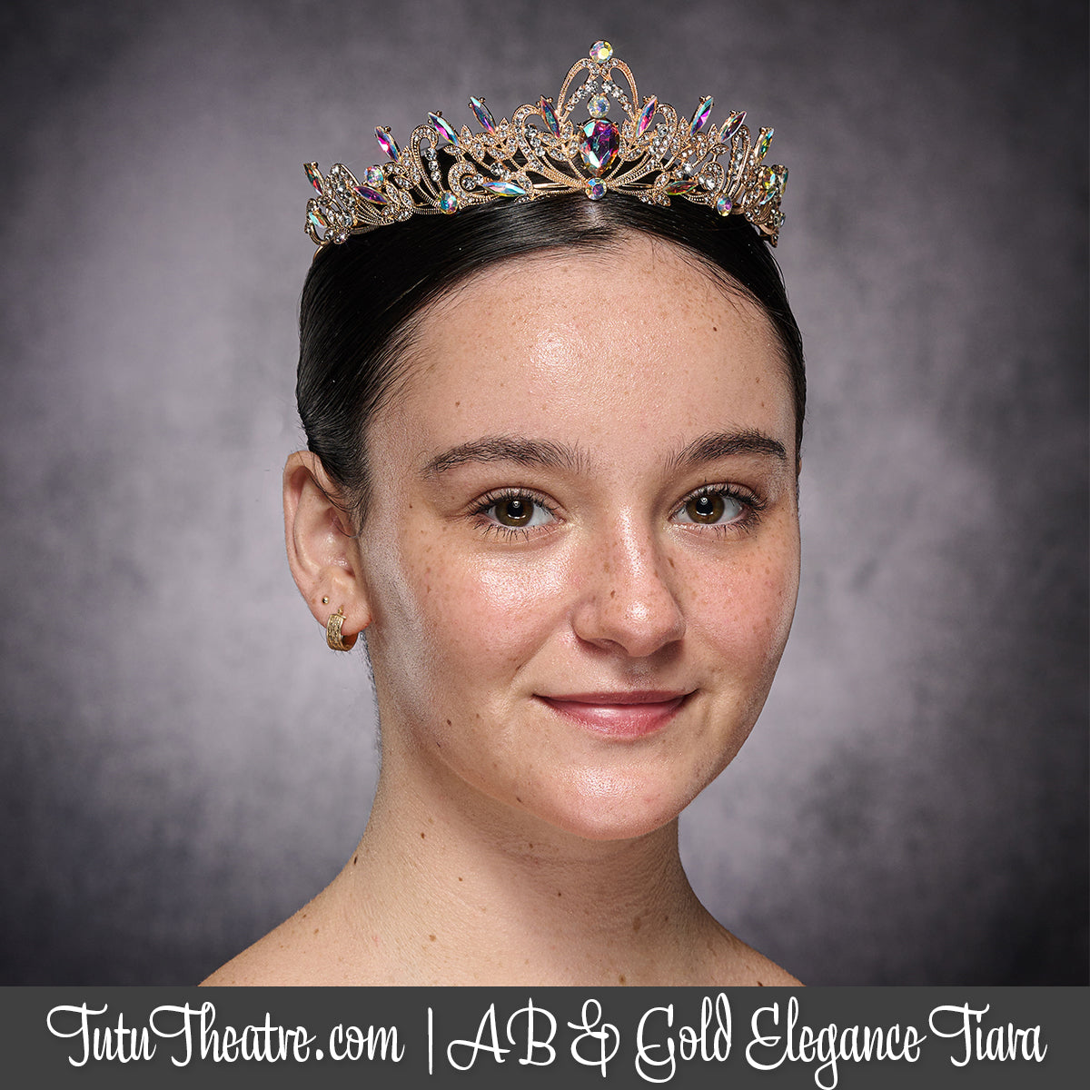 AB and Gold Elegance Tiara
