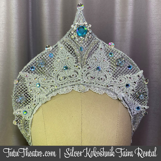 Silver Kokoshnik Tiara Rental