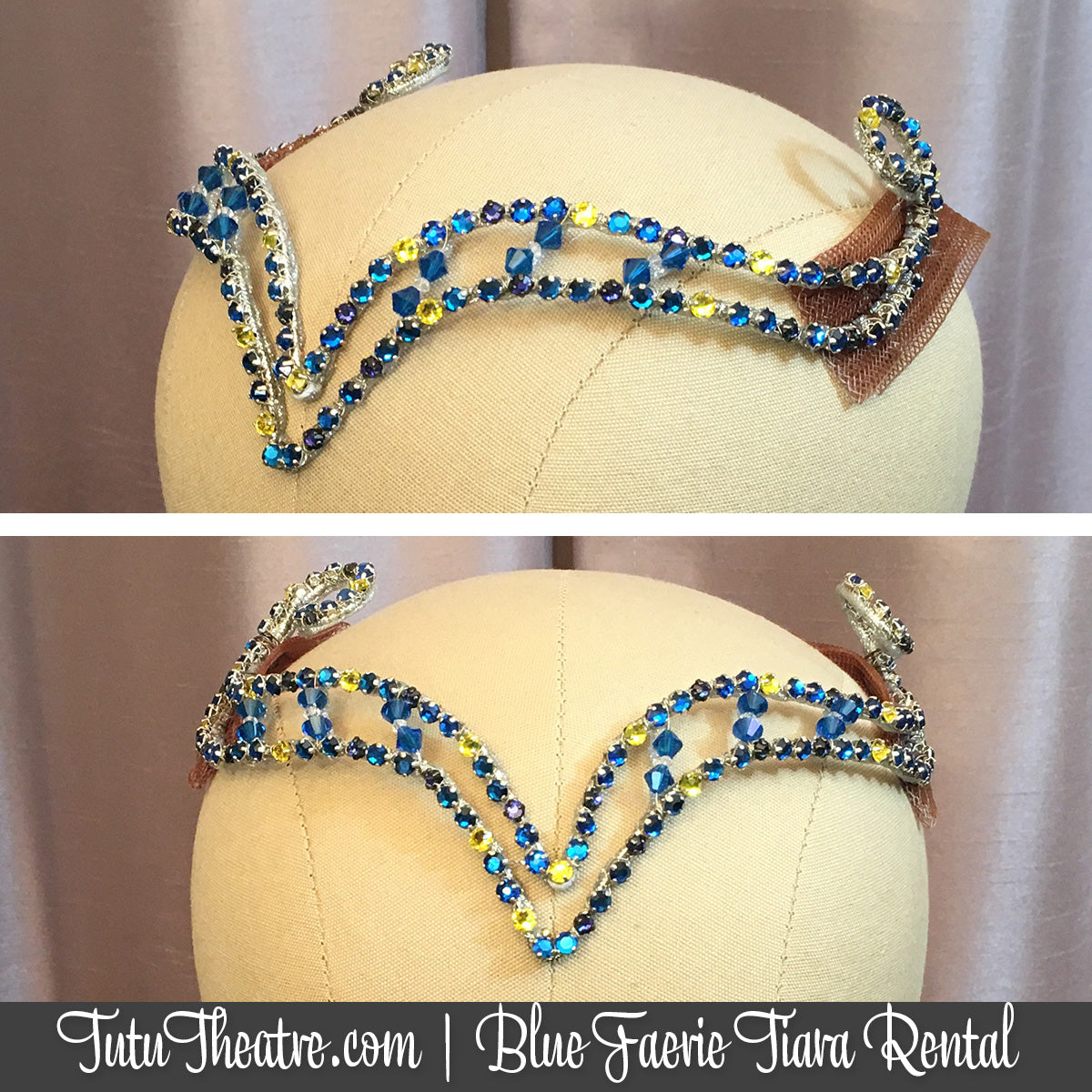 Blue Faerie Tiara Rental