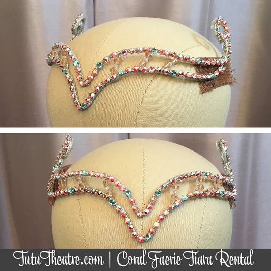 Coral Faerie Tiara Rental