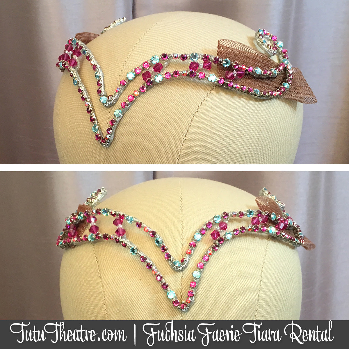 Fuchsia Faerie Tiara Rental