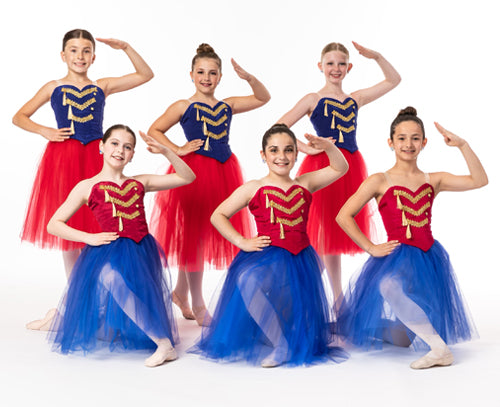 Stars and Stripes Corps Tutu Rental