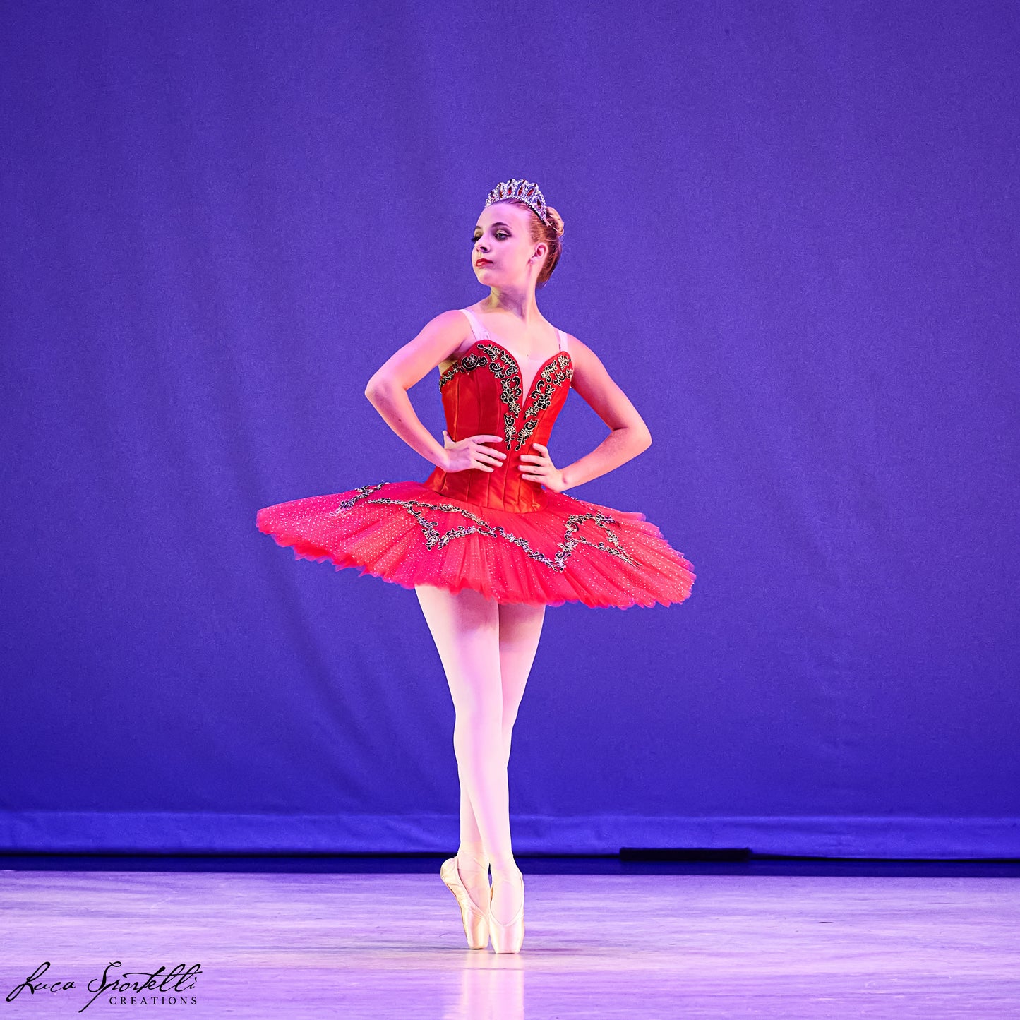 Red and Black Classical Tutu Rental