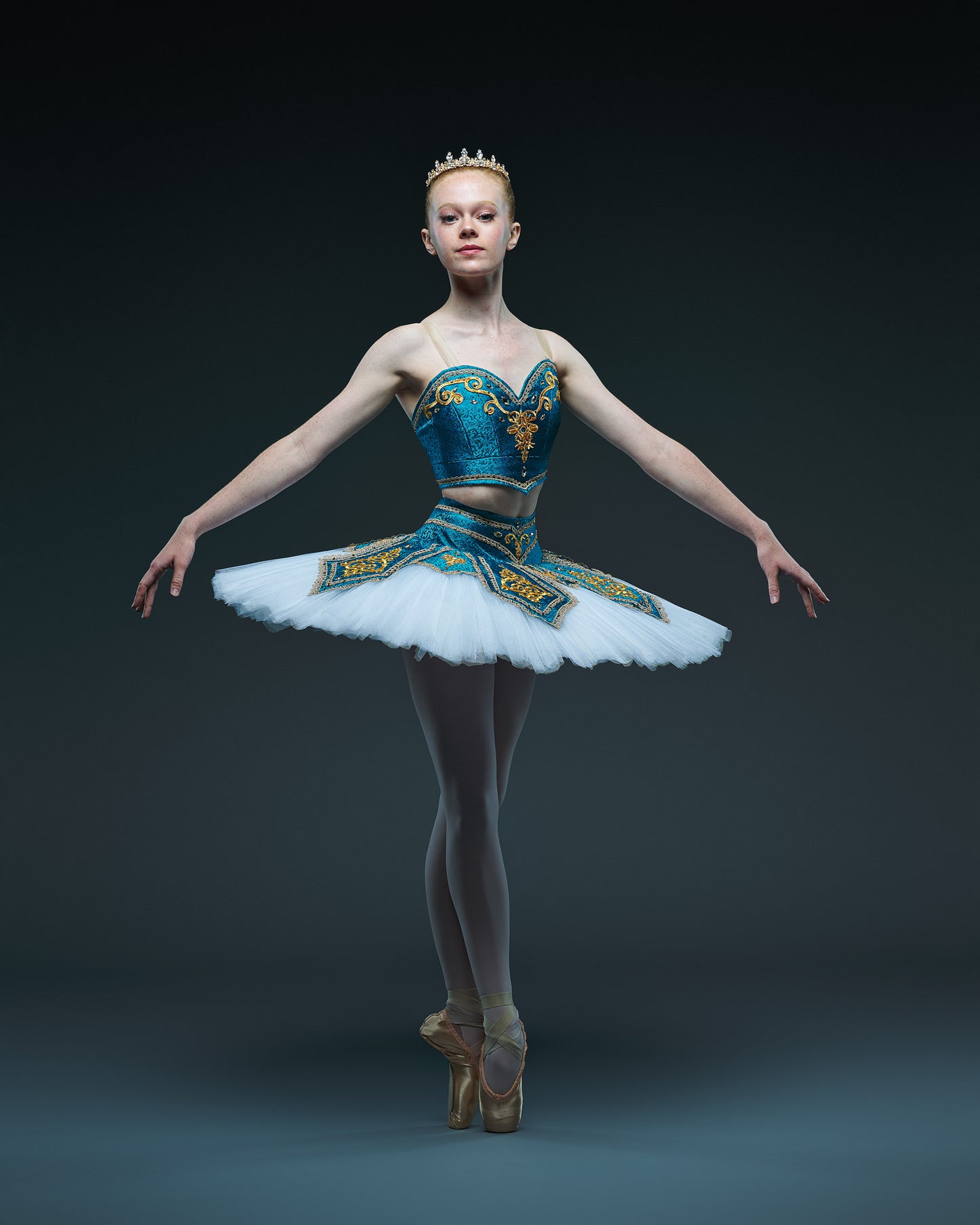 Teal Odalisque Classical Tutu Rental