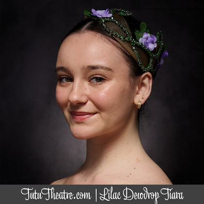 Purple Dewdrop Tiara Rental