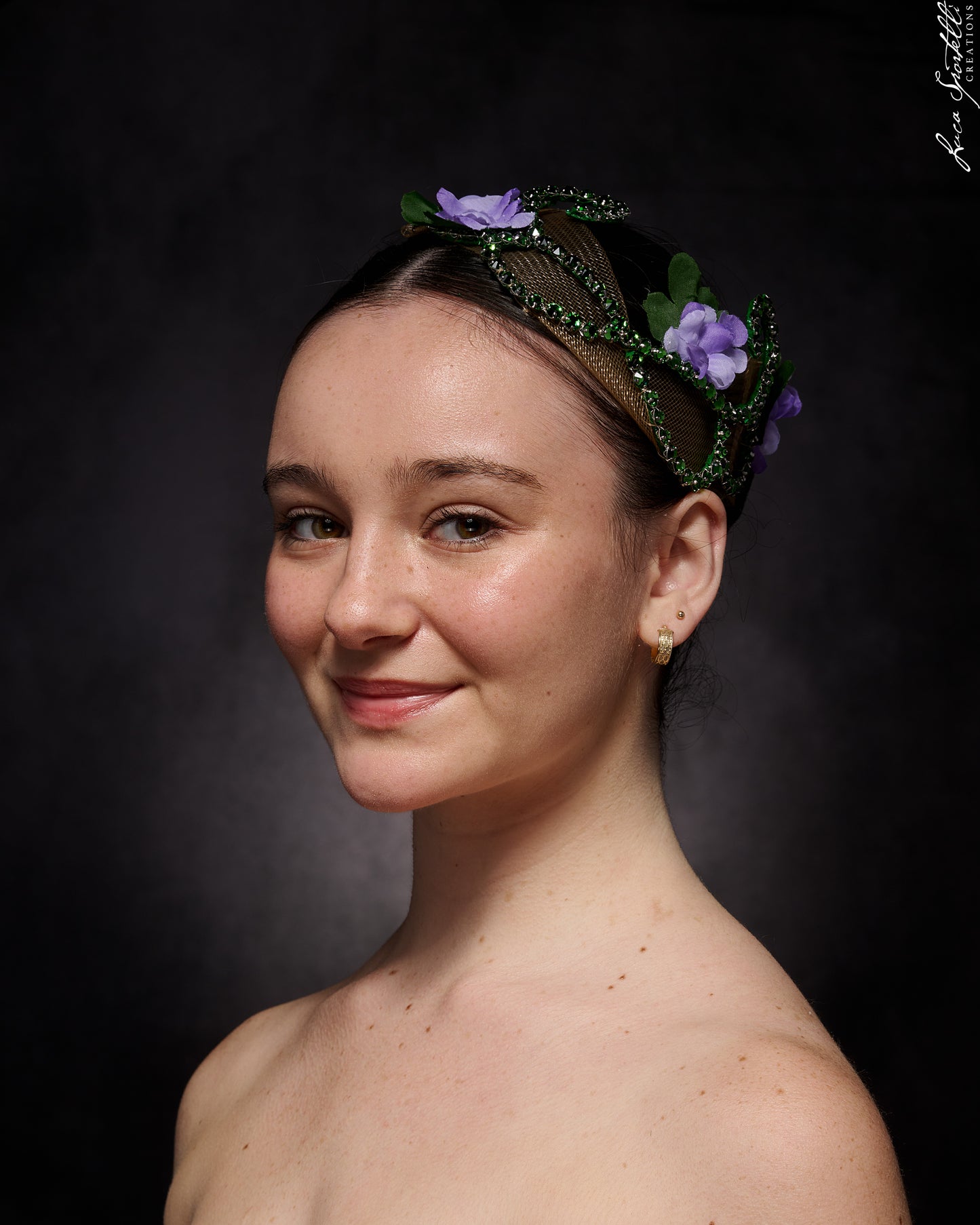 Purple Dewdrop Tiara Rental