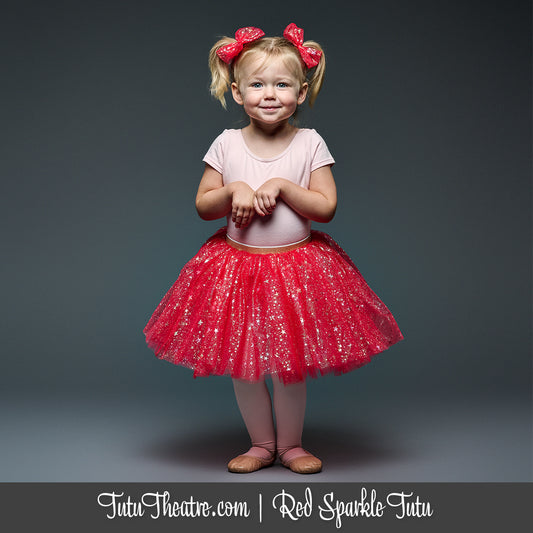 Red Sparkle Children's Tutu