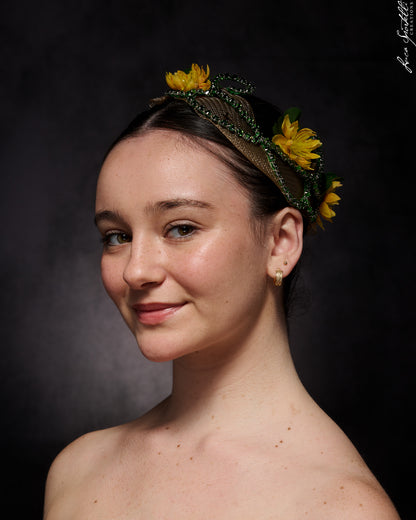 Yellow Dewdrop Tiara Rental