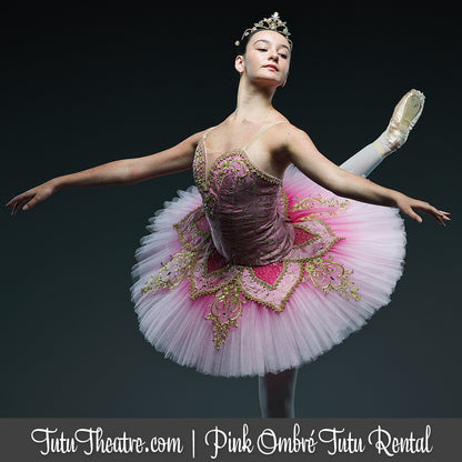 Pink Ombré Classical Tutu Rental