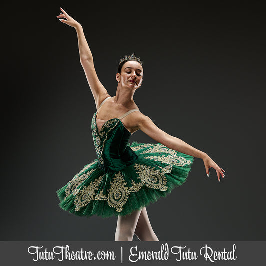 Emerald Classical Tutu Rental