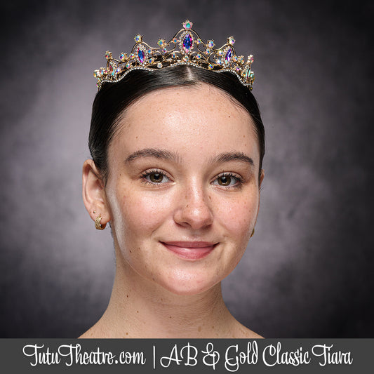 AB and Gold Classic Tiara