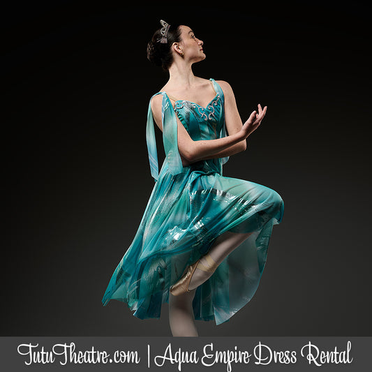Aqua Ballet Dress Rental