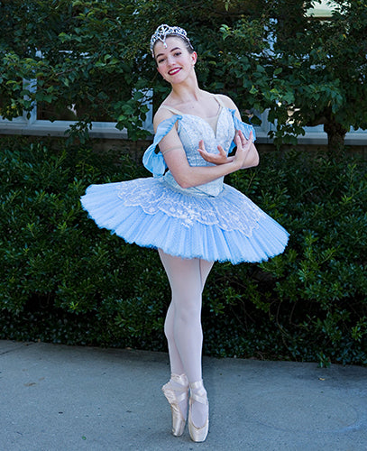 Blue and Silver Classical Tutu Rental