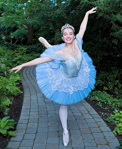 Blue and Silver Classical Tutu Rental