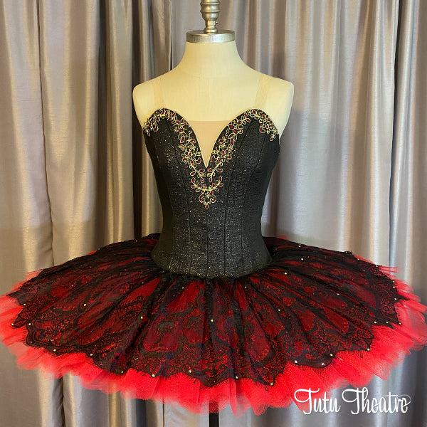 Custom-Made Red Esmeralda Classical Tutu