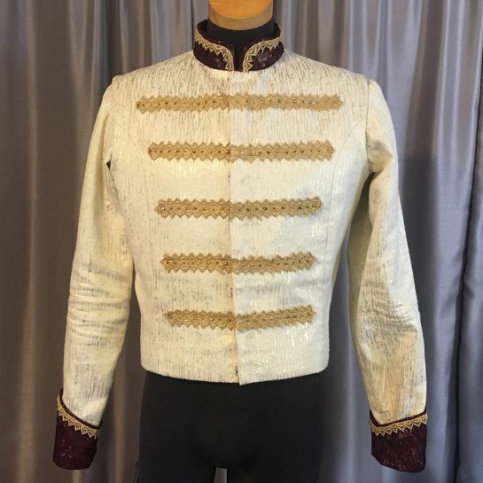 Ivory and Gold Cavalier Men’s Jacket Rental