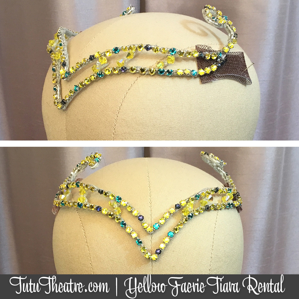 Yellow Faerie Tiara Rental